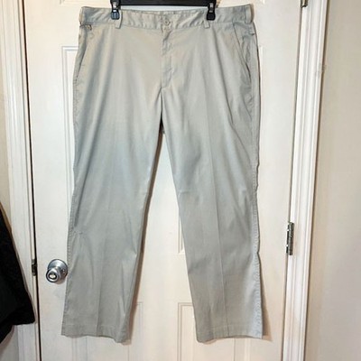 NikeGolf Flex Dri-Fit Men s Golf Pants 38x30 Standard Fit Tan Khaki Chinos Solid