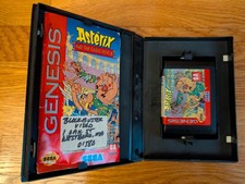 Asterix and the Great Rescue (Sega Genesis), Complete, Blockbuster stickers