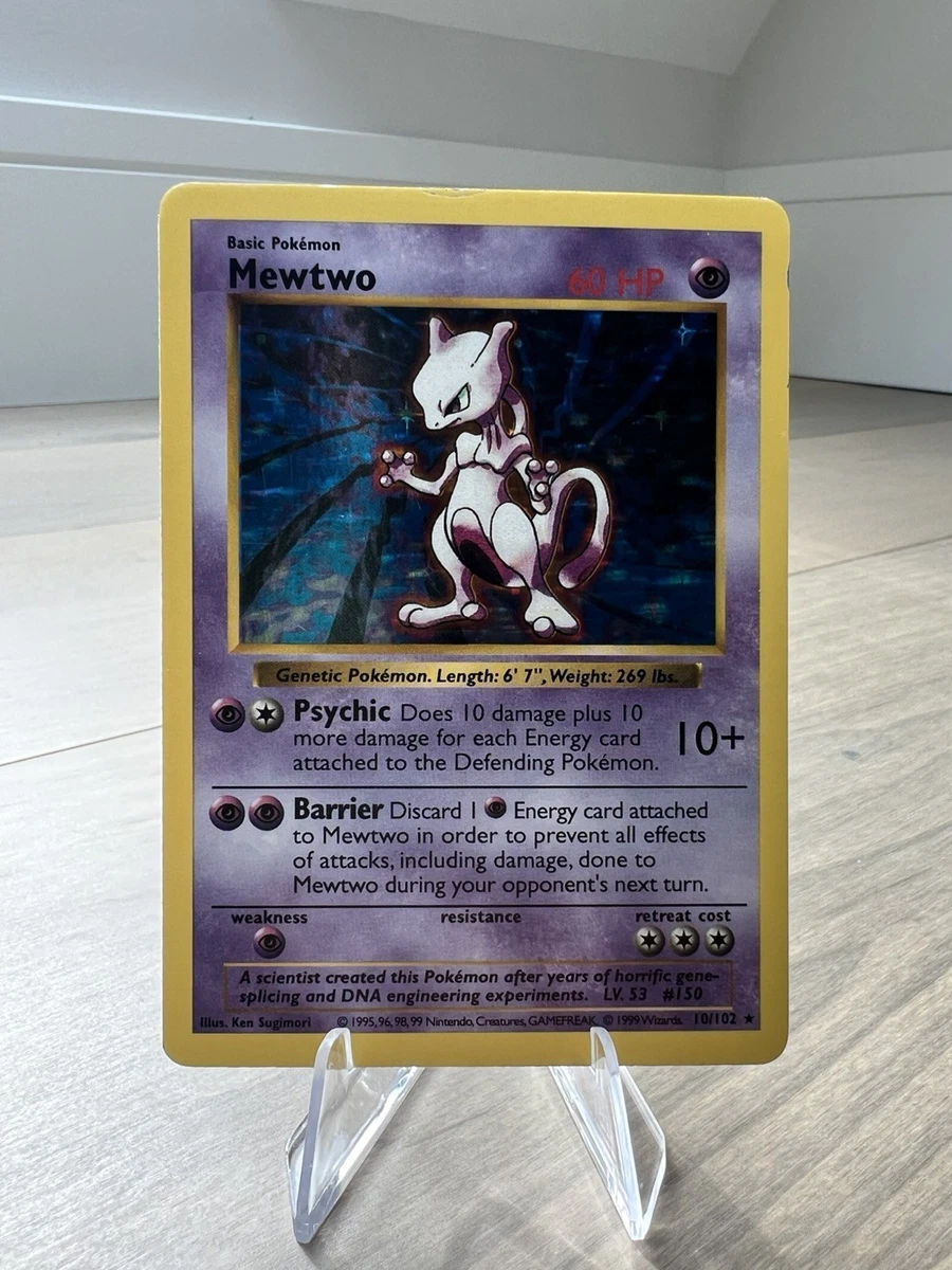 Mewtwo 010/102 Base Set (Shadowless) for sale | eBay