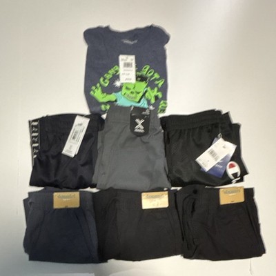 NEW WITH TAGS Minecraft T-Shirt & Shorts Lot S (7) Champion Puma Thereabouts