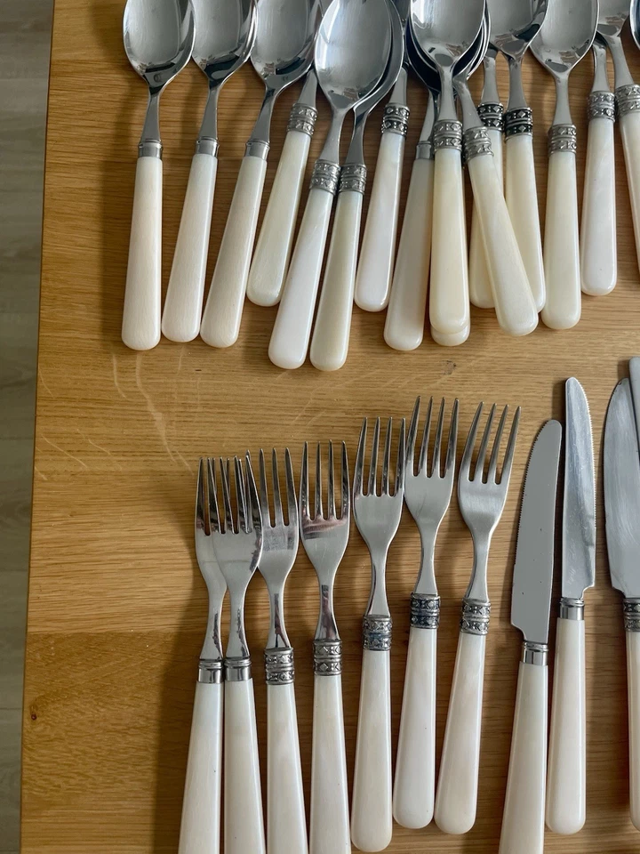 TCM Tchibo Palace Perlmutt-Optik Besteckset - Bild 3 von 4