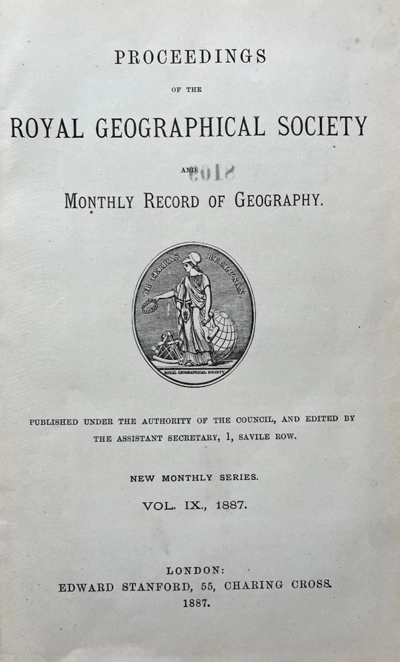 Antique map of country between Blantyre to Angoni Land Malawi 1887 - Image 4 of 4