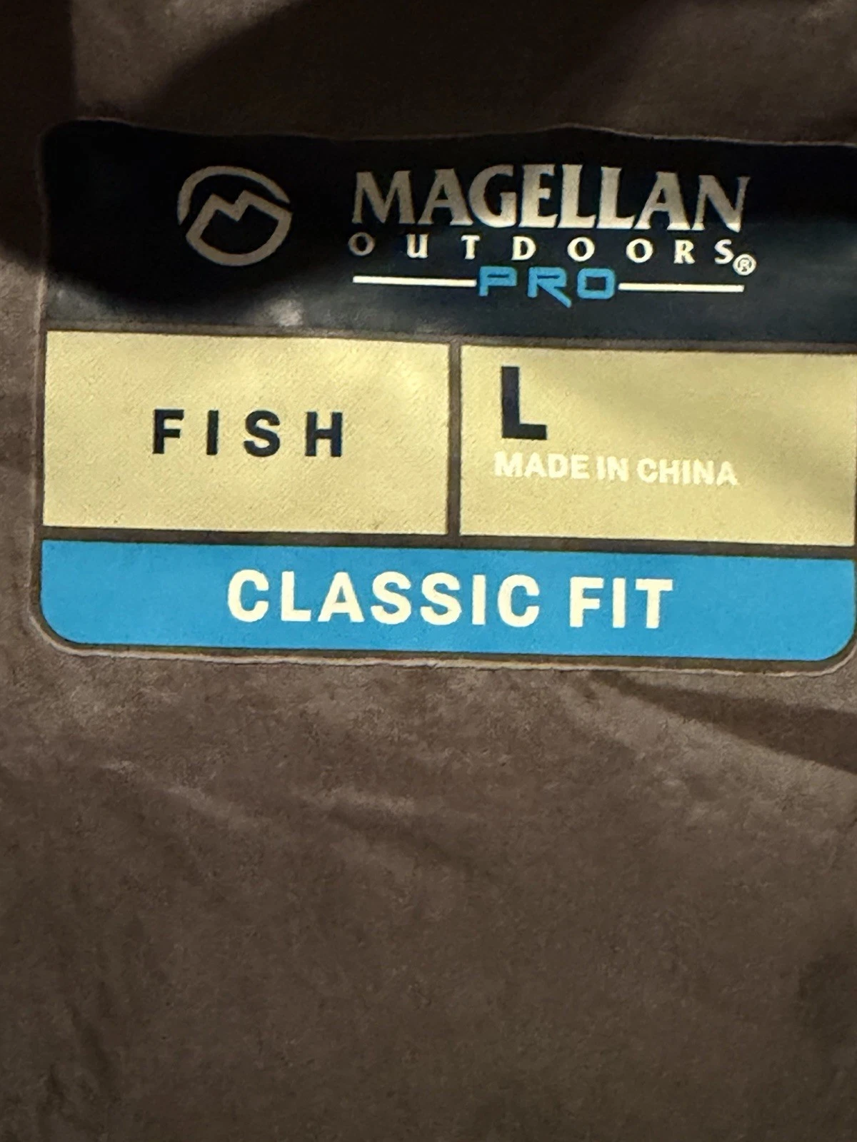 Magellan Outdoors Pro Fish Men’s Large Hybrid Puffer Jacket Hooded Gray Black - product detail image 8