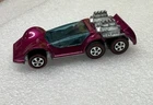 Hot Wheels Redlines *RESTORED* Six Shooter  Spectraflame Dark Rose w/dark Int