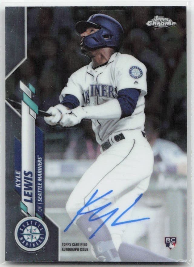 2020 Topps Chrome #RA-KL Kyle Lewis Rookie Autographs