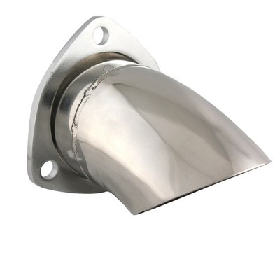 63mm / 2,5'' Endstück Turn Down für QTP Auspuffklappe Klappenauspuff Abgas Klappe