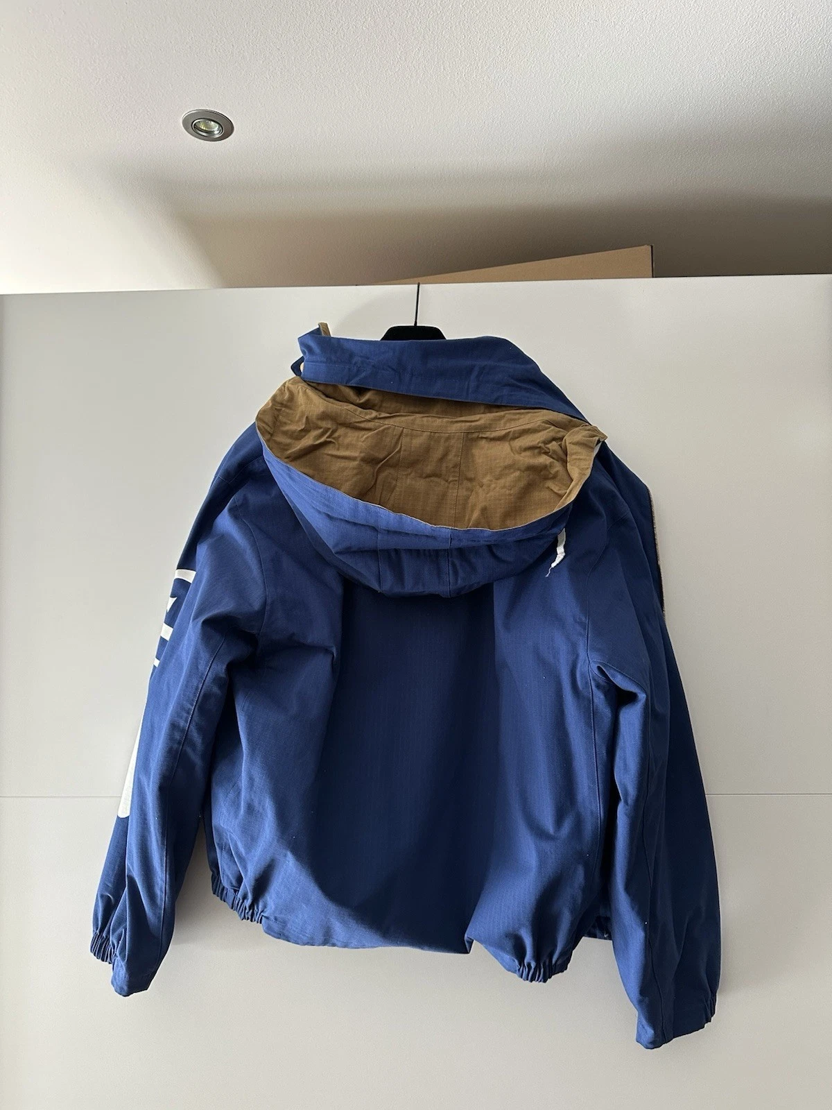 Giacca Gucci Blouson taglia 54 (XL) blu marrone reversibile