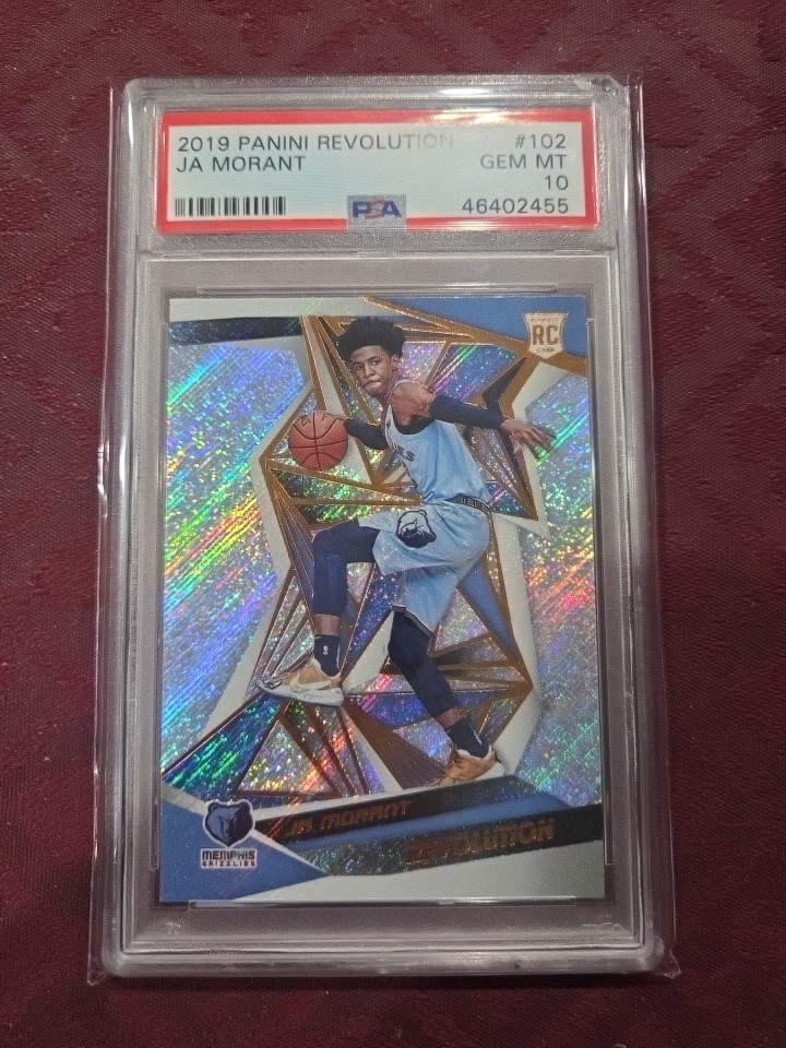 2019-20 Panini Revolution Rookies Ja Morant  RC #102 PSA 10