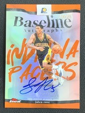 Jalen Rose 2025-26 Topps Finest Baseline Orange Refractor Auto /25 #BA-JE