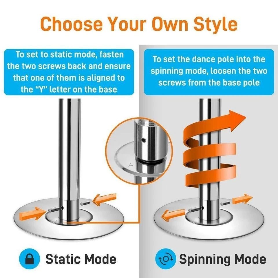 SereneLife Profesional Portátil y Extraíble Stripper Fitness Balón de Baile, Foto 2 de 4