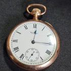 Antique gold plated gents Waltham Pocket Watch Working c1910 ref4445