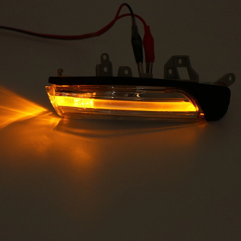 For Toyota Prius 2009-2015 LED Clear Mirror Indicator Light Driver Side Right - Image 3 of 4