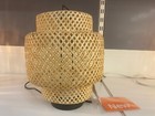 New IKEA SINNERLIG LED table lamp, bamboo/handmade dimmable,28cm, 705.012.06