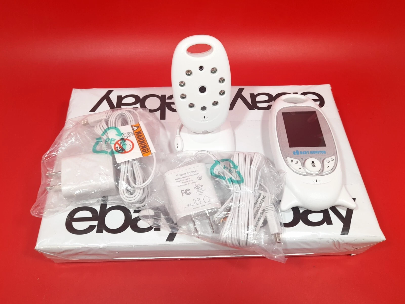 Video Baby Monitor VB601 Lullabies Night Vision Talk To Baby Temp Monitoring