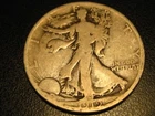 1919-S 90% Silver Walking Liberty Half Dollar VG^^^^^