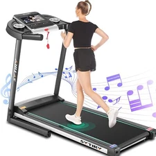 2.5HP Portable Treadmill 3.25HP Heavy Duty Incline Treadmill for Home Excercise@