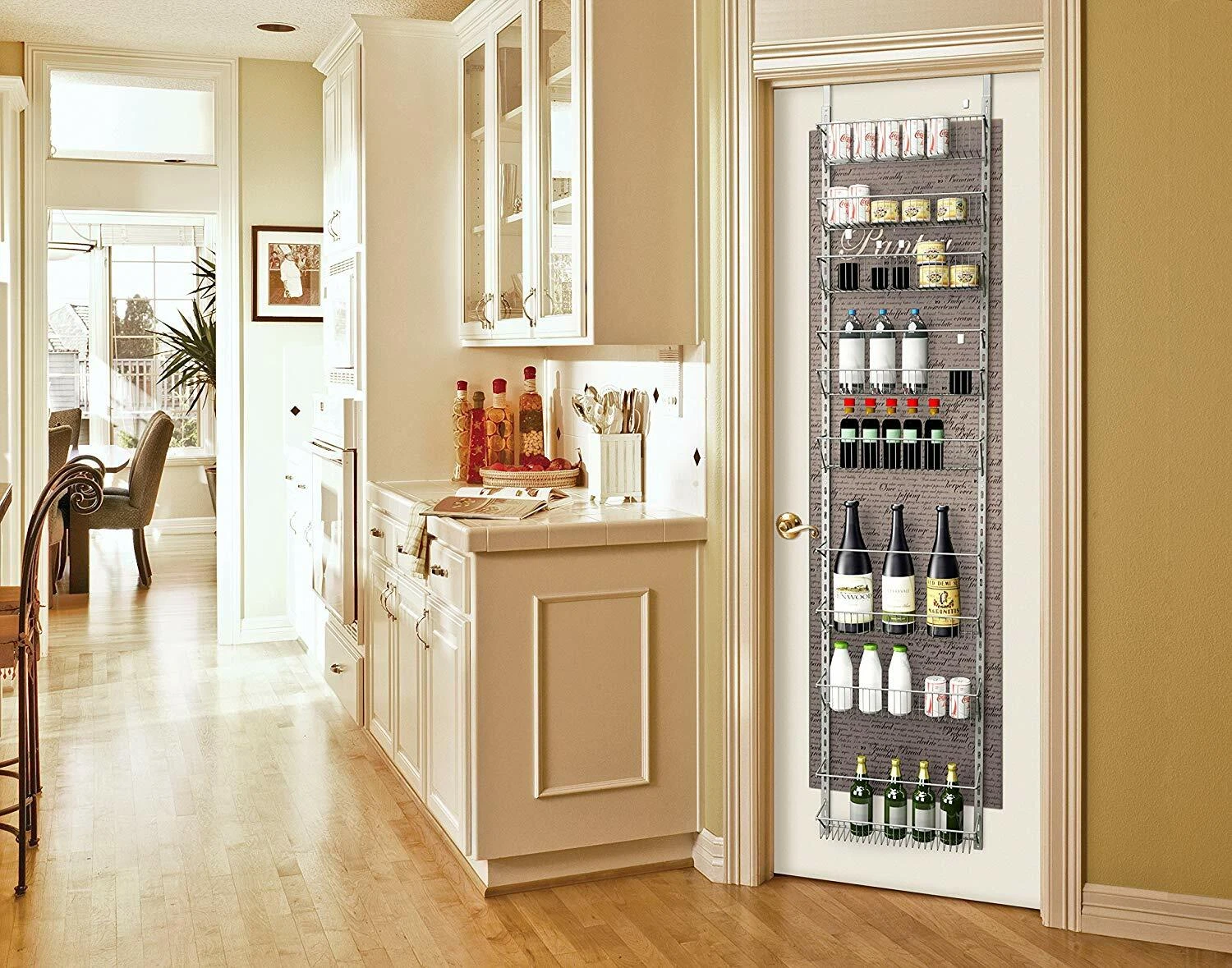 Storage Rack For Pantry Spice Rack Food Shelf Over the Door Hanging Organizer