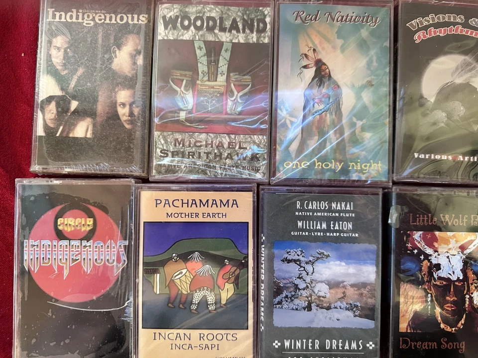 Set of 10 Brand New Native American Indian Cassette Music LOT A - Image 2 of 4