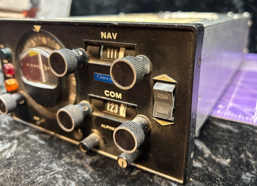 * Alpha 200B Vintage GENAVE Nav/Comm Aircraft Radio part or display - Bild 11 von 12