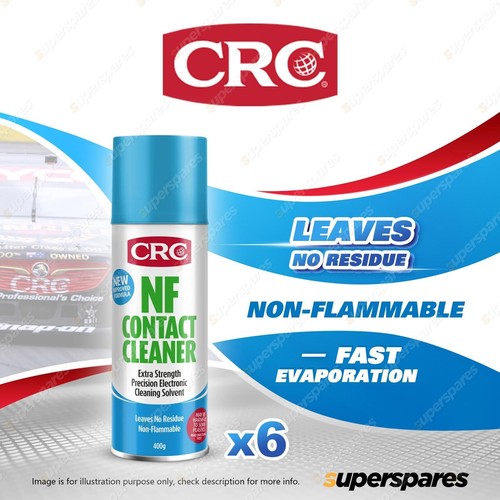 6 x CRC NF Contact Cleaner 400g Precision Electronic Cleaning Solvent - Picture 2 of 2