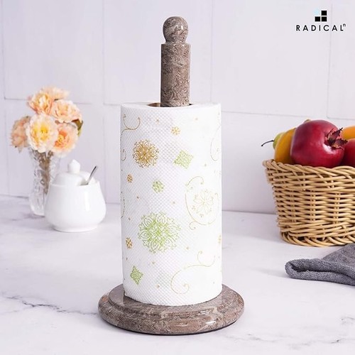 Marble Paper Towel Holder 12.5” |Freestanding Towel Stand for Kitchen & Home Use - Picture 19 of 32