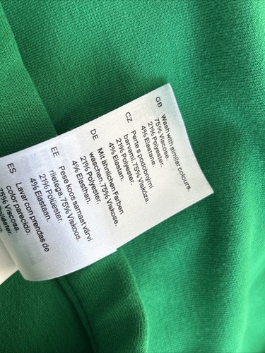 COS grüne Hose weich Gr. XS Schlitzhose weites Bein - Bild 5 von 5