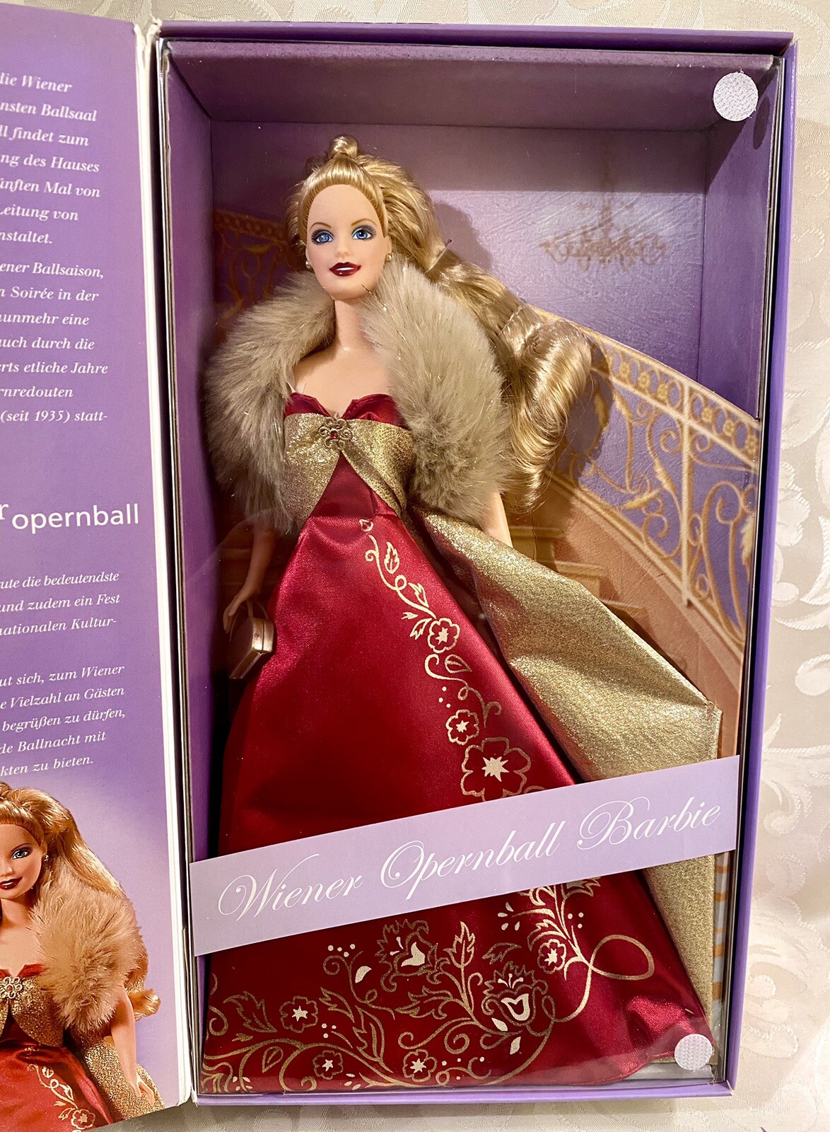 Barbie Wiener Opernball 2003 Mattel G2764 poupée de collection neuve en boîte