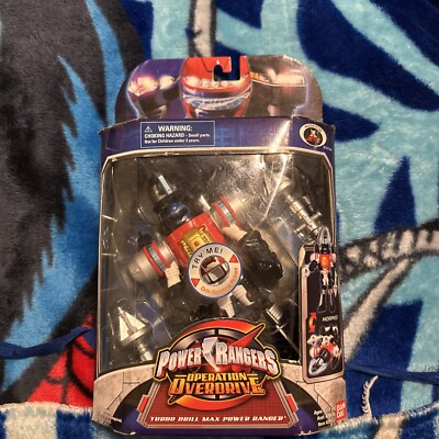 Power Rangers MAX Turbo Drill Action Figure Operation Overdrive NEW Sealed 2007