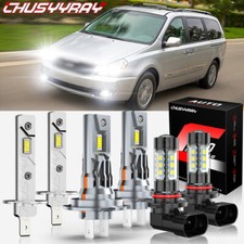 For Kia Sedona 2006-2007 6x Combo Led Luz Altabaja Faros Antiniebla Bombillas For Kia Sedona 2006-2007 6x Combo Led Luz Altabaja Faros Antiniebla Bombillas