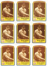 18 CARD WALTER JOHNSON BASEBALL CARD LOT         404