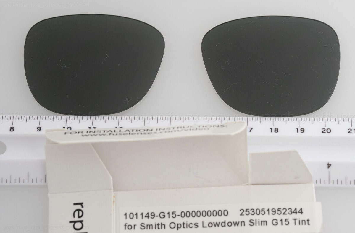 Fuse Replacement Lenses for Smith Optics Lowdown Slim G15 Green