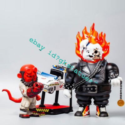 Fools paradise THE LAST GHOST RIDE Model In Stock Hellboy Ghost Rider PVC In Box