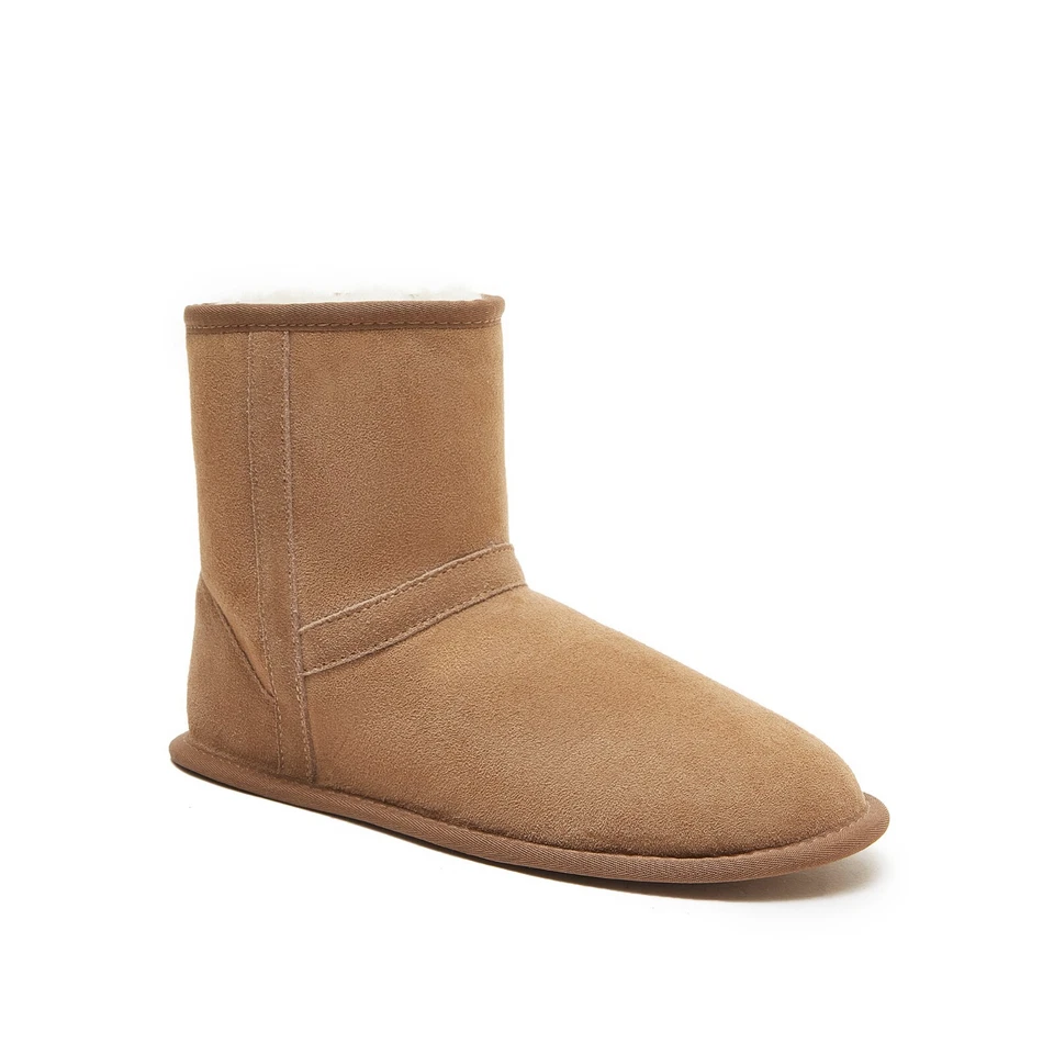 Botas UGG Byron clásicas para mujer y hombre - suela de gamuza de cuero suave Foto 2 de 4