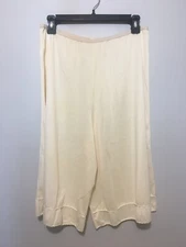 Vtg Wonder Maid Silky Pettipants Slip Shorts Large Scalloped Trim Union Label