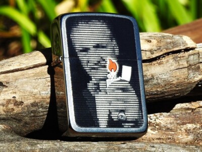 Zippo Lighter - George Blaisdell 1941 Replica - Black Ice - Model