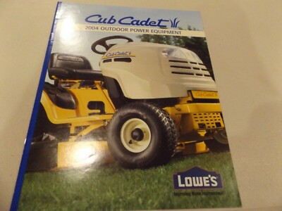 CUB  CADET  2004  OUTDOOR  POWER  EQUIPMENT,  LOWE'S. LITERATURE  # 773-2801