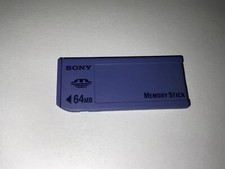 1pcs 64mb Sony fullsize Non PRO memory stick Older Sony cameras,Voice Rec.