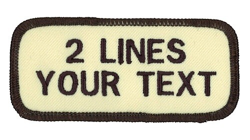 2 LINIEN Arbeitshemd - personalisierte & bestickte Kennzeichnung Patches - Maßanfertigung! - Bild 13 von 21