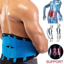 Lower Lumbar Brace Waist Back Support Double Pull Belt Pain Relief For Men Women