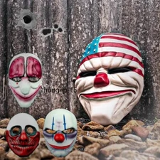 Game PAYDAY 2 The Heist Dallas Mask Resin Cosplay Props Halloween Mask Gift