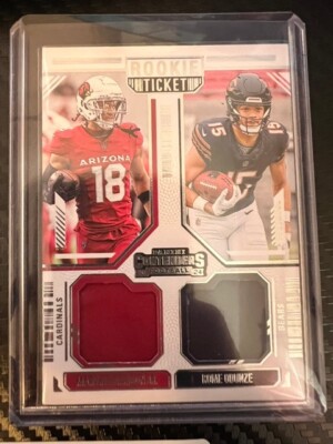 2024 Panini Contenders Marvin Harrison JR. and Rome Odunze Rookie Ticket Patch