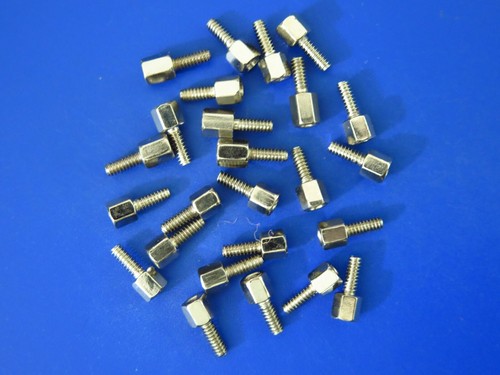 Tornillos de montaje con soporte de tuerca hexagonal de 30 x 5 mm para puerto VGA DVI HDMI DP mini DMS-59 - Imagen 2 de 4