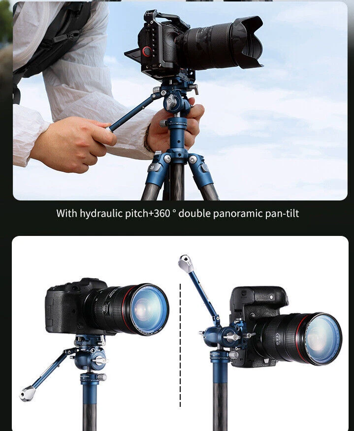 BENRO CB258CK Tripod Bluebird Carbon Fiber Grey for Camera Travel - Image 3 of 4