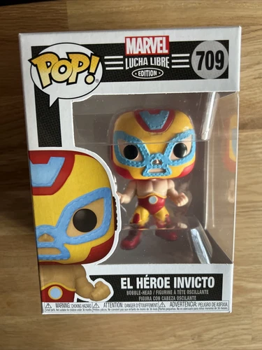 Marvel Lucha Libre El Heroe Invicto 709 Funko Pop EMBALAJE ORIGINAL Raro Nuevo Raro Nuevo