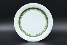 Thomas Lanzette weiß mit Platinrand grün Speiseteller Teller Porzellan Ø 24 cm