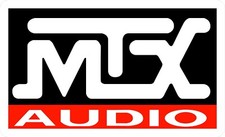 #4540 (1) 3.75" MTX Audio Speakers Amplifiers Decal Sticker LAMINATED