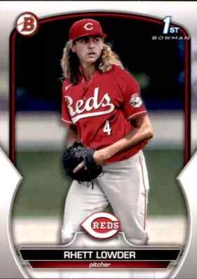 2023 BOWMAN DRAFT 1ST BASE PAPER PROSPECT BD52 RHETT LOWDER REDS 1st- Lot of 5