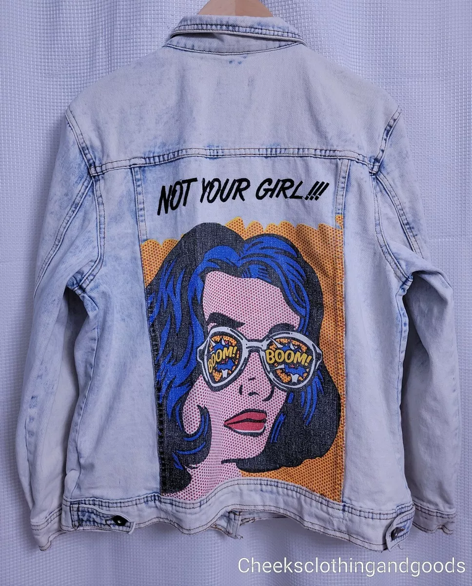 Not your girl jean jacket cheap
