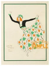 Walter Schnackenberg (1919) Maria Hagen * Art Print * Lenci Boudoir Lady manor