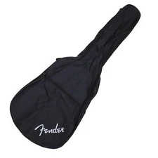 Fender Gig Bag Black Nylon Case for Acoustic and Electric Guitars